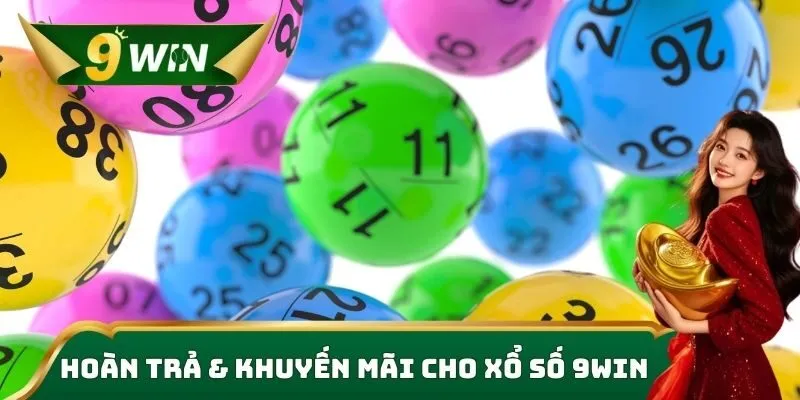 Hoàn trả & khuyến mãi cho xổ số 9win